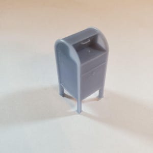 N Scale  1:160  USPS Mail Collection Box 12-Pack for Model Railroad Diorama