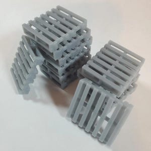 Paletas de escala N (1:160) para diorama de modelismo ferroviario, escala 40 x 48 pulgadas, paquete de 24
