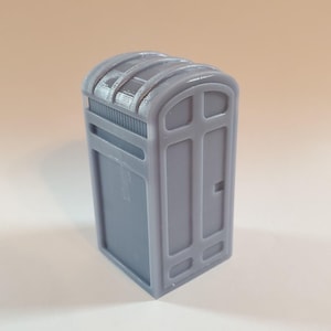 N Scale Portable Toilet Outhouse 12-Pack for Model Railroad Diorama
