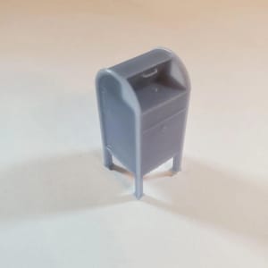 Lot de 12 boîtes de collecte de courrier USPS à l'échelle N (1:160) pour diorama de modélisme ferroviaire