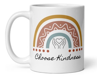 Choose Kindness Coffe Mug, Cool Coffee Mug, Choose Kindnes Mug,