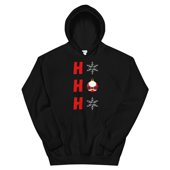 Ho Ho Ho Christmas Hoodie Christmas Black Hoodie Christmas Christmas 2022 Christmas Gift Christmas Presents Ho Ho Ho Etsy Canada