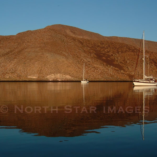 Sea of Cortez Photo, Late afternoon at Estanque, Baja, photographic print in several sizes