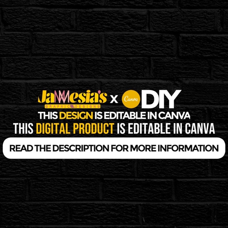 Black Friday Flyer, Wig Flyer, Editable Black Friday Template, Canva