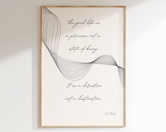 Carl Rogers Quote Etsy France