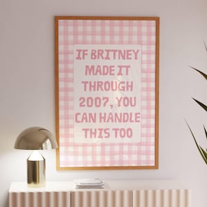 Trendy Funny Girly Wall Print Y2K Motivational Quote Pink Quote Poster Art For Bedroom  College Dorm Girls Bedroom Bar Cart Decor Digital