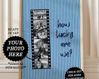 Custom Photobooth Strip Print: Personalized Wall Art (Digital Download)