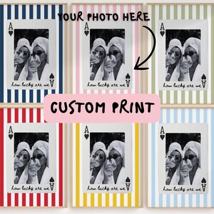 Como somos sortudos CUSTOM Retro Photo Print Personalizado College Dorm Roommates Wall Art Download digital Presente para melhor amigo Wall Art Prints
