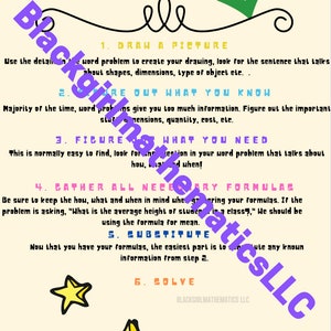 How to Solve Word Problems: Algebra - Prealgebra - Guide - Notes ...