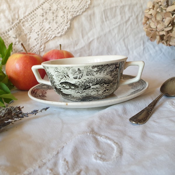 Black Transferware Etsy