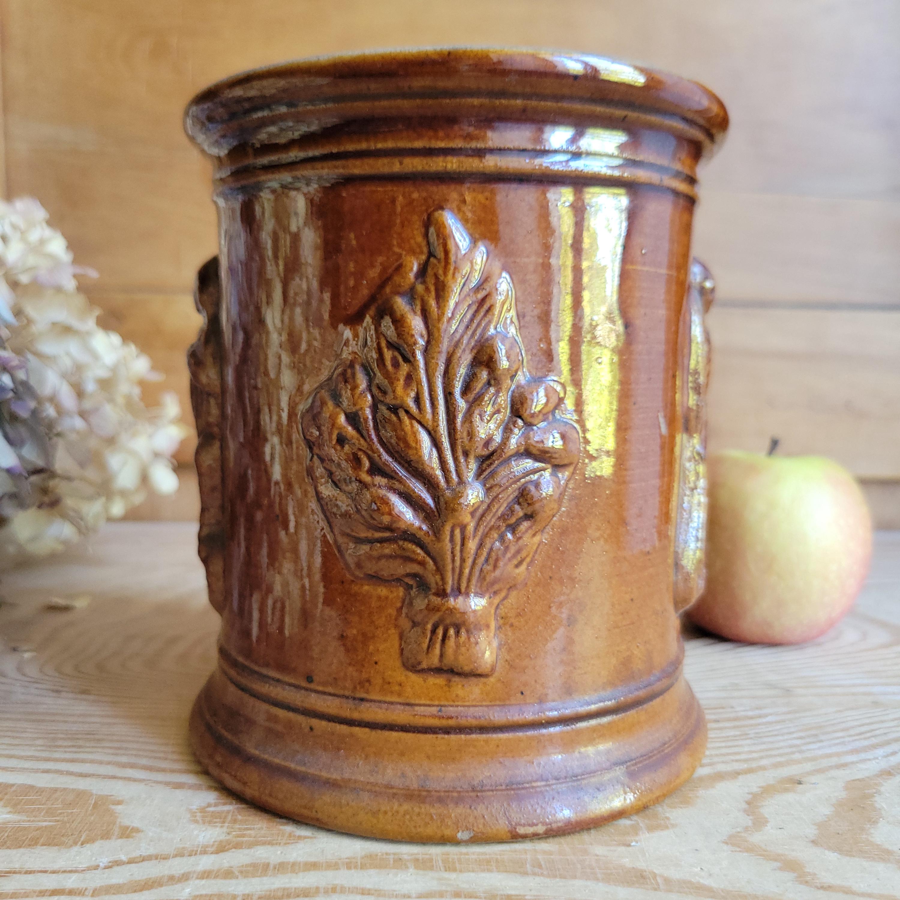 フランスアンティーク　タバコポット　pot a tabac Tabac Pot French - Etsy