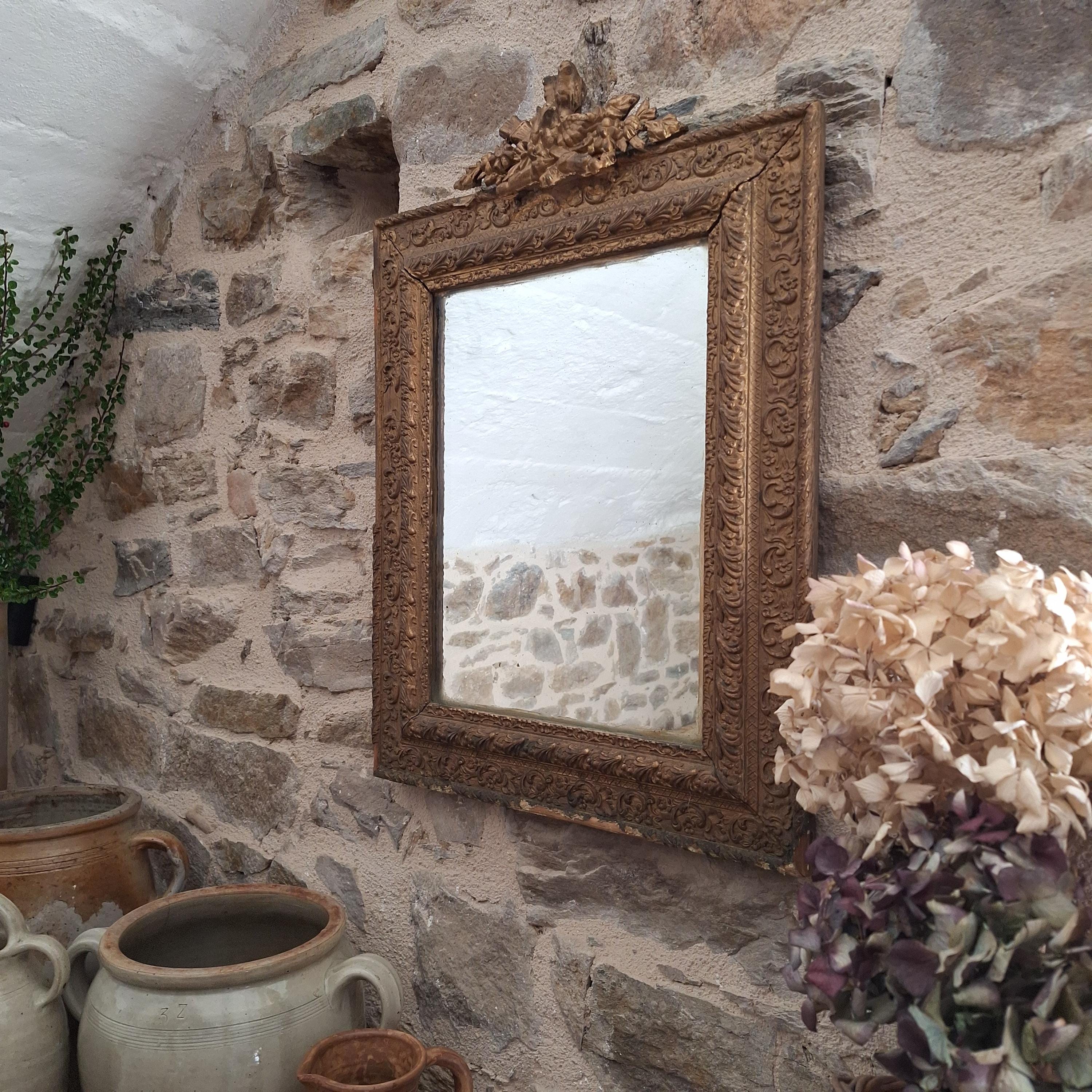 Antique Birds Mirror - Etsy