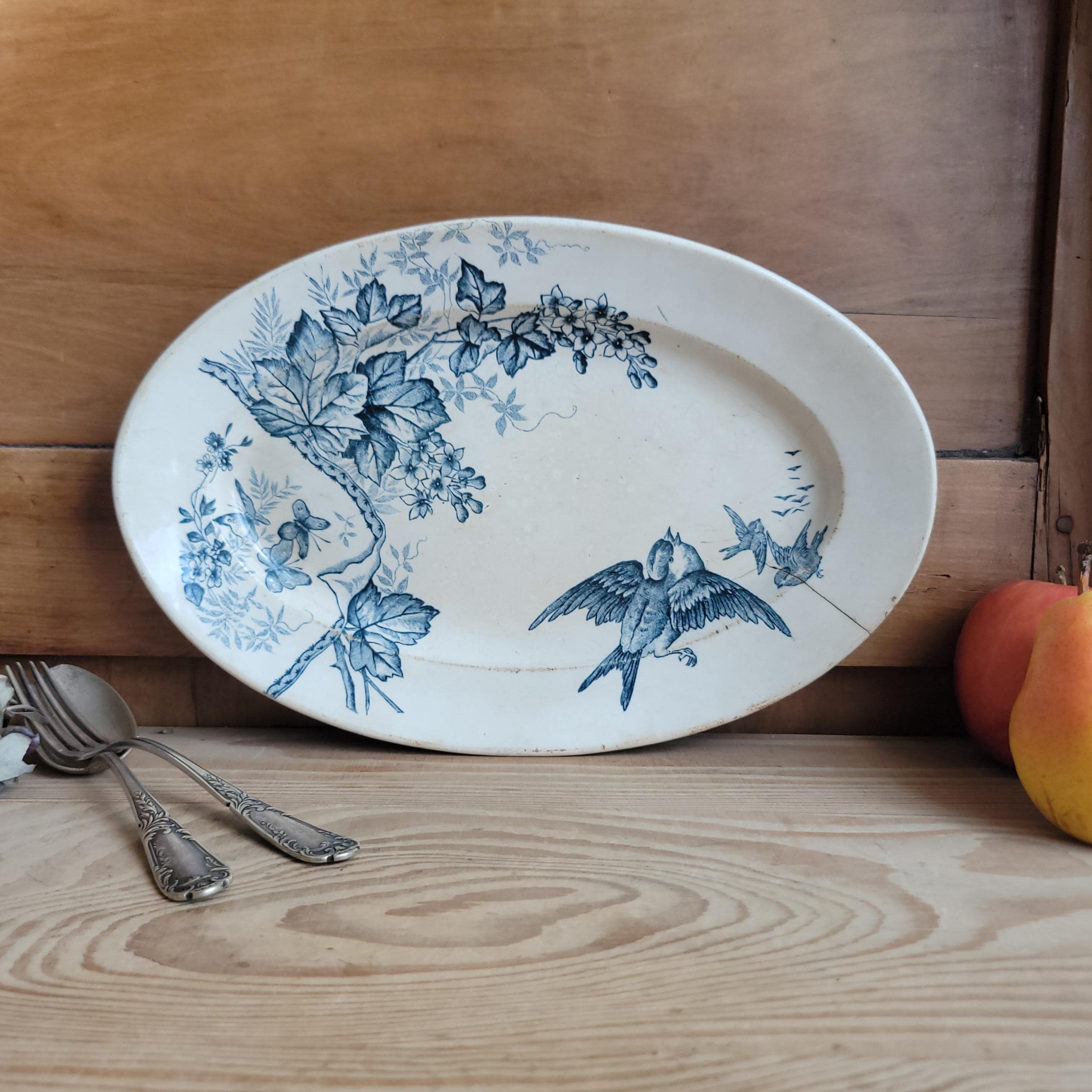 Sarreguemines Platter - Etsy