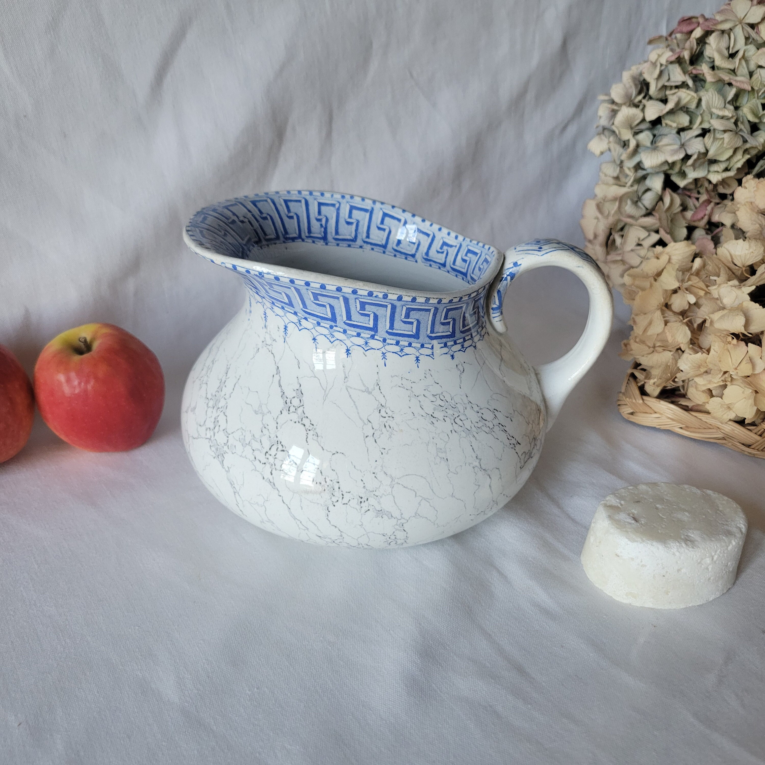 水差しピッチャーソープディッシュセット小鳥フランスアンティーク赤