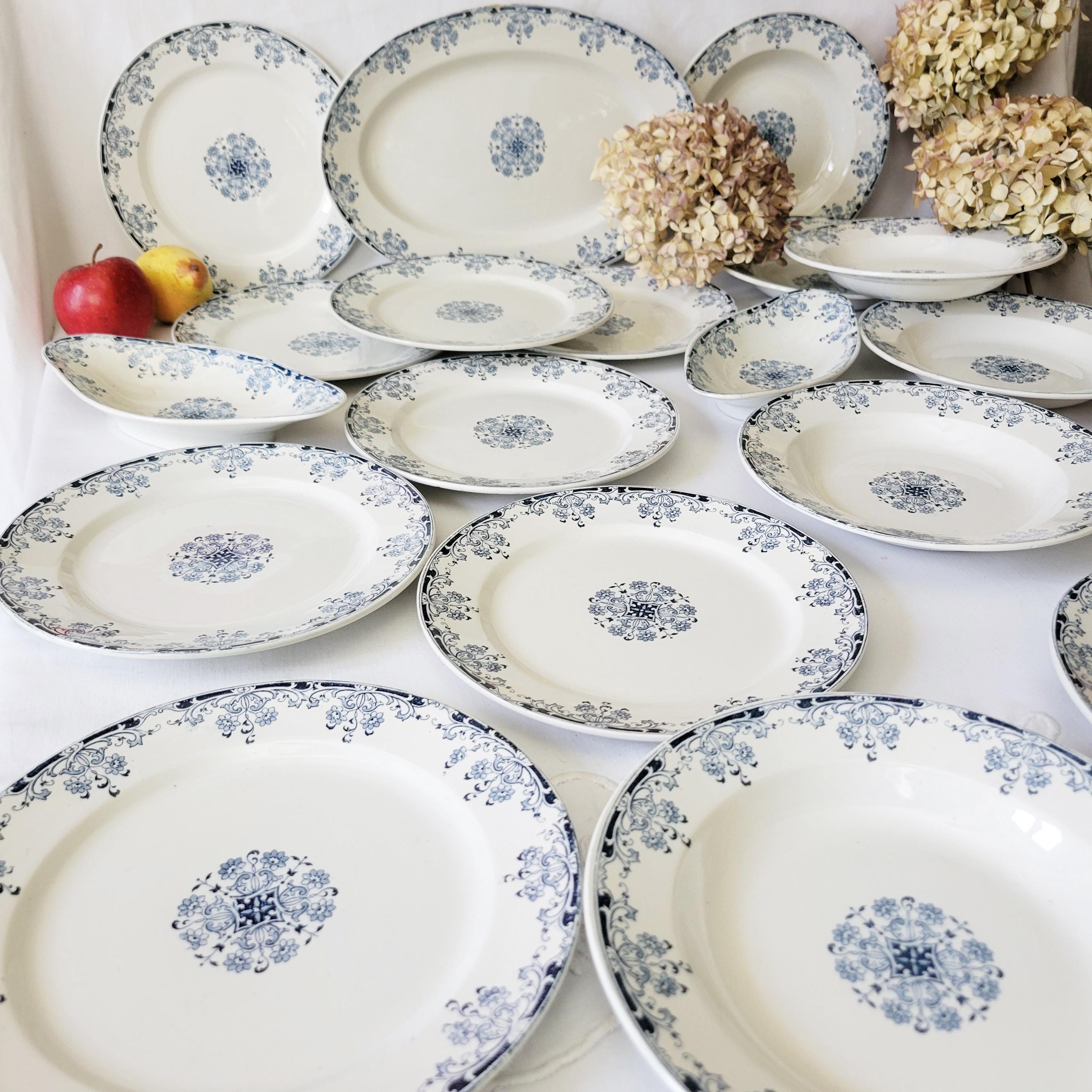 Bernardaud Artois Blue - Etsy