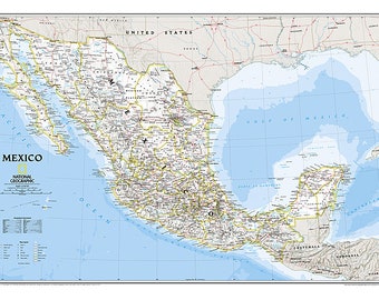 Mexico Wall Map