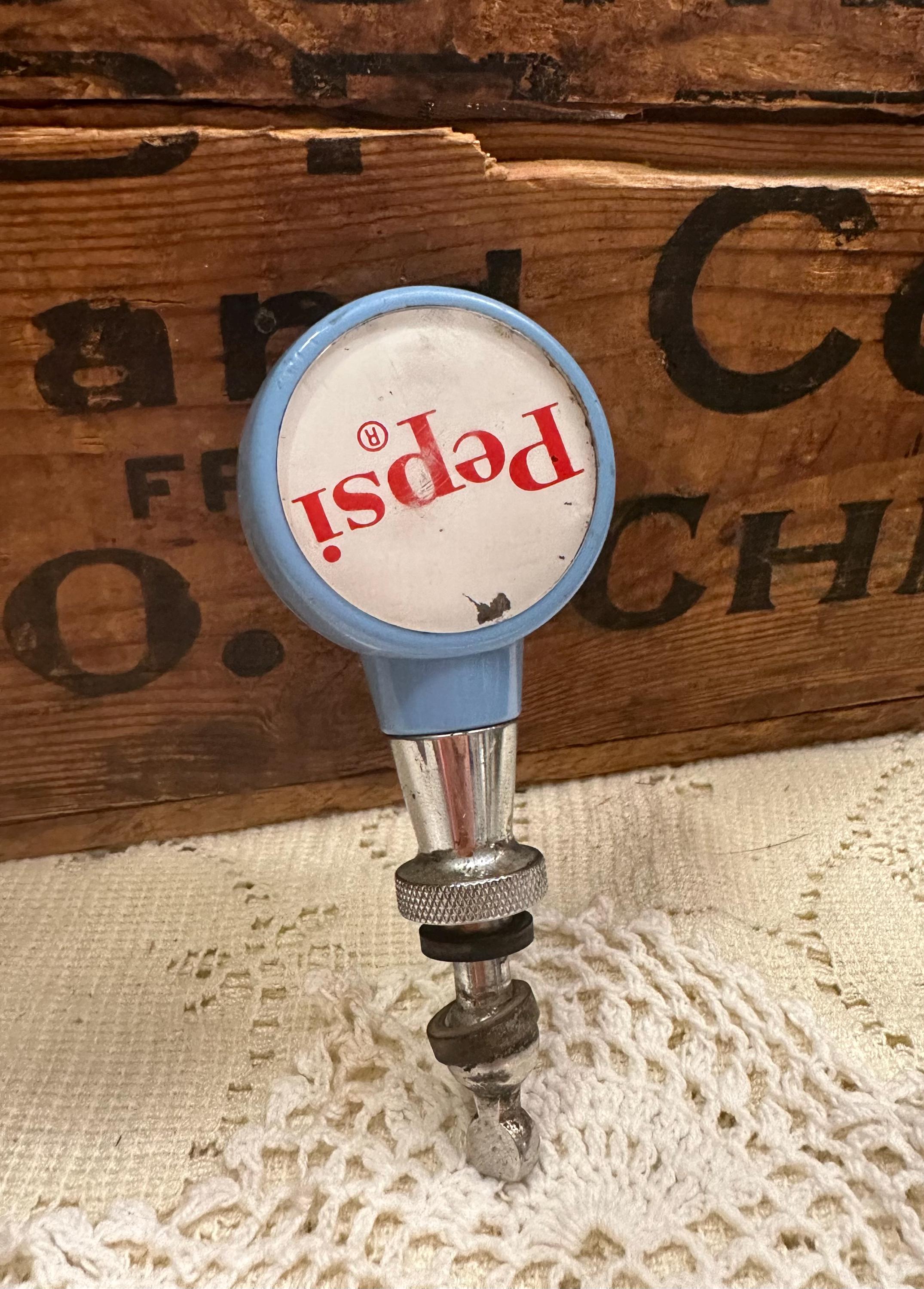 Vintage Rare Pepsi Tap From Coca-cola Tombstone Soda Fountain