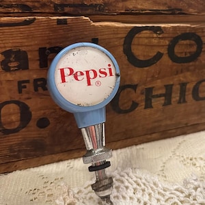 Vintage Rare Pepsi Tap from Coca-Cola Tombstone Soda Fountain Dispense Machine