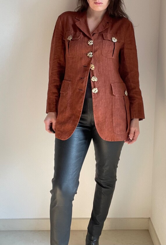 ROMEO GIGLI linen jacket main image 1