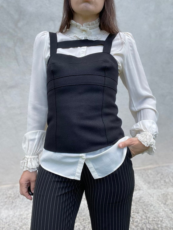 GRAIN かざり MOHAIR BUSTIER