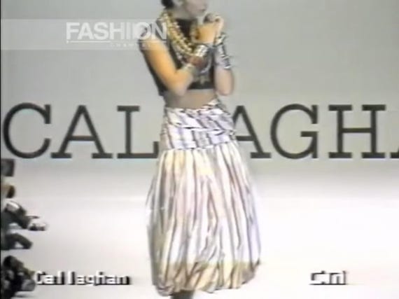 Romeo Gigli for Callaghan Spring Summer 1987 irid… - image 9