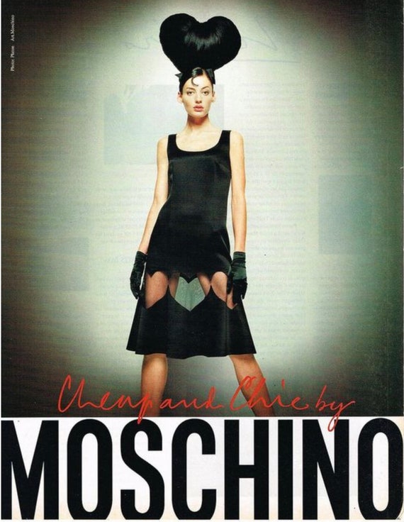 ◆MOSCHINO 23AW◆ ハート ドレス / Black ◆ Moschino Kid-Teen - Girls Black Jacquard Heart Dress