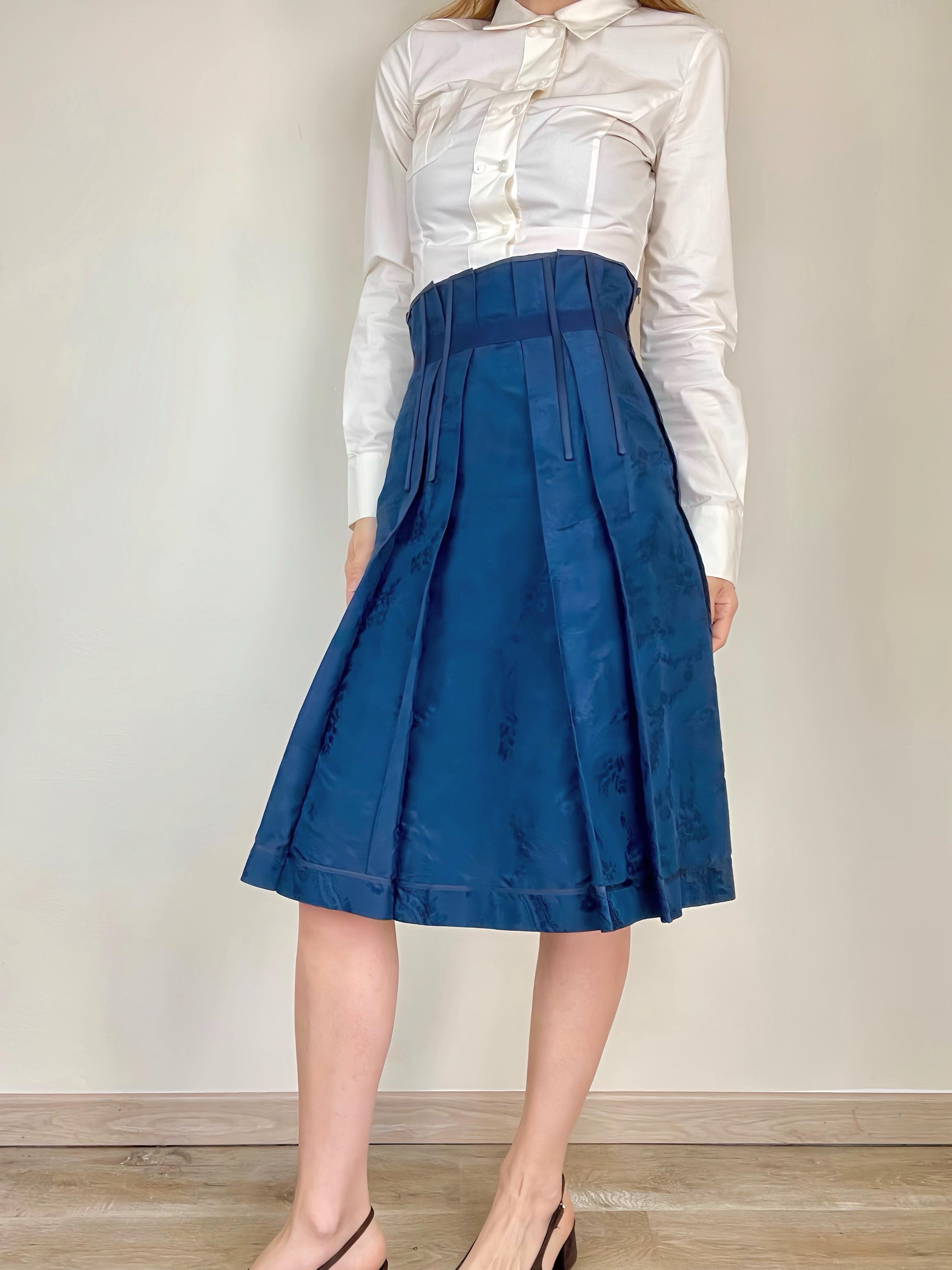 Prada Silk Skirt - Etsy