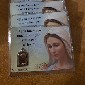 Medjugorje Gebetskarte (5 Stück)