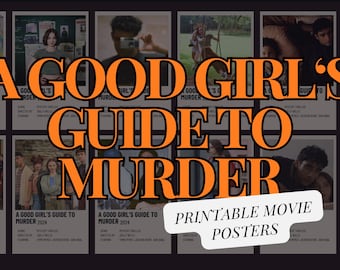 A Good Girl’s Guide druckbare Filmposter, Polaroids, Booktok