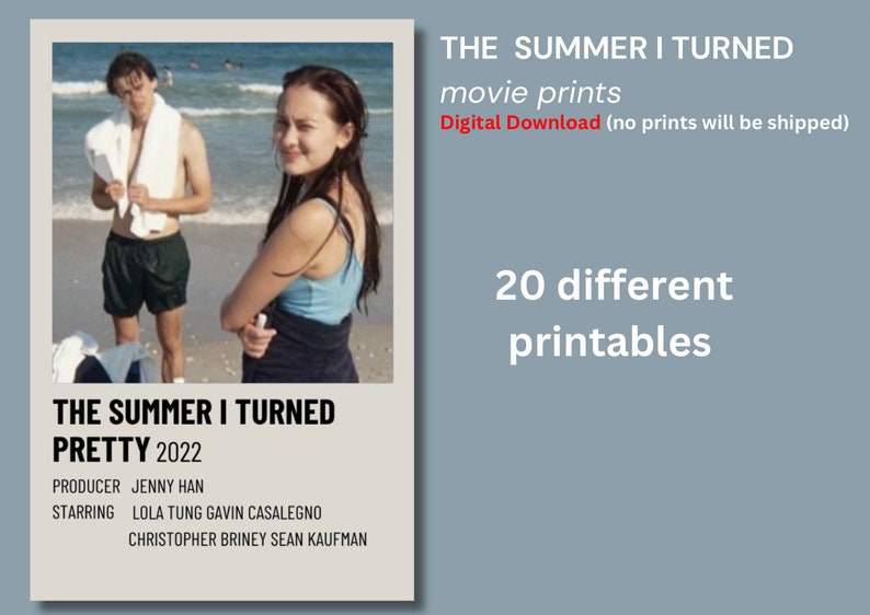 The Summer I Turned Pretty Party Decor www.etsy.com