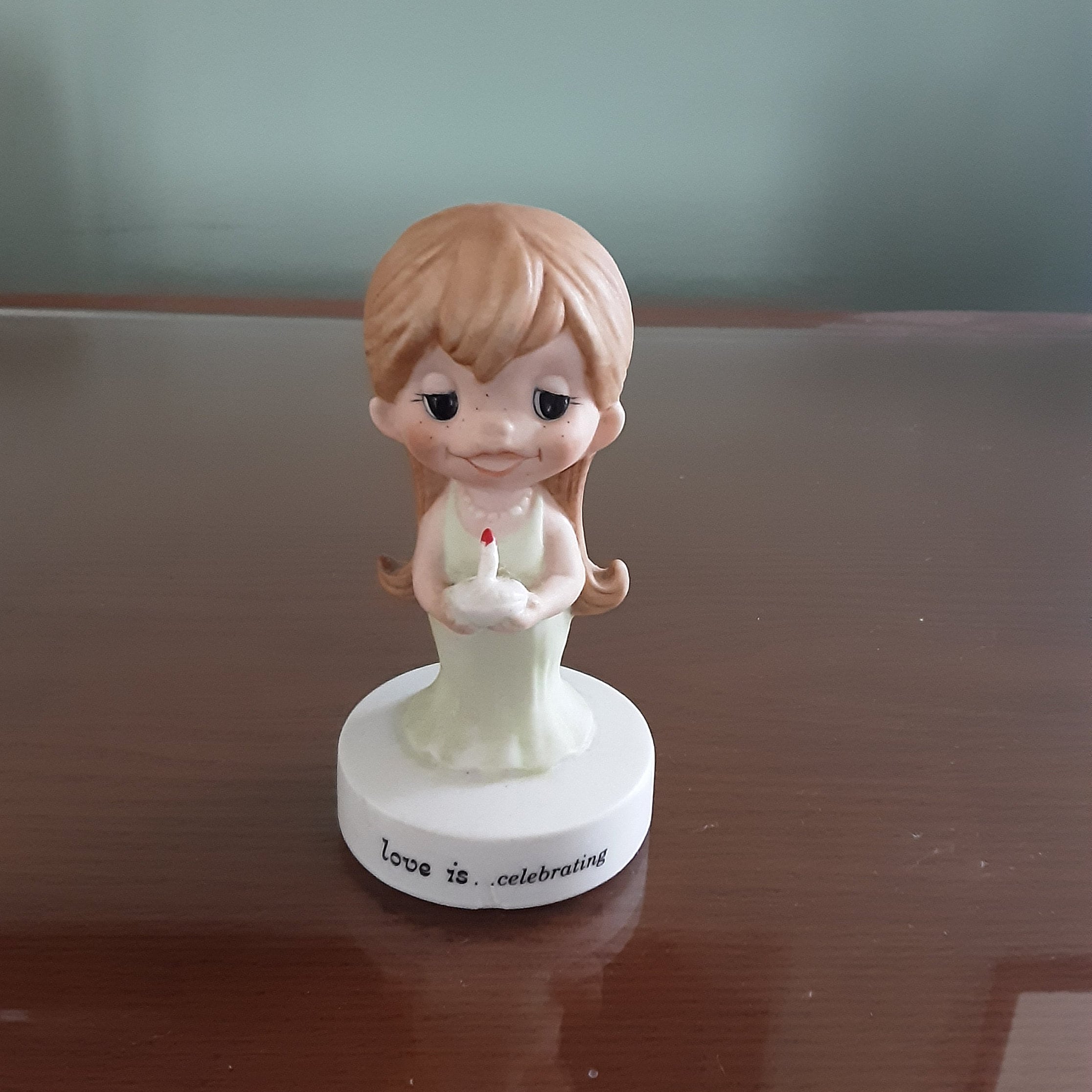 J.S. KIM 「Lovely Time」 の版画　112/150 Love is Figurine, Love is Celebrating, Seventies Collectables
