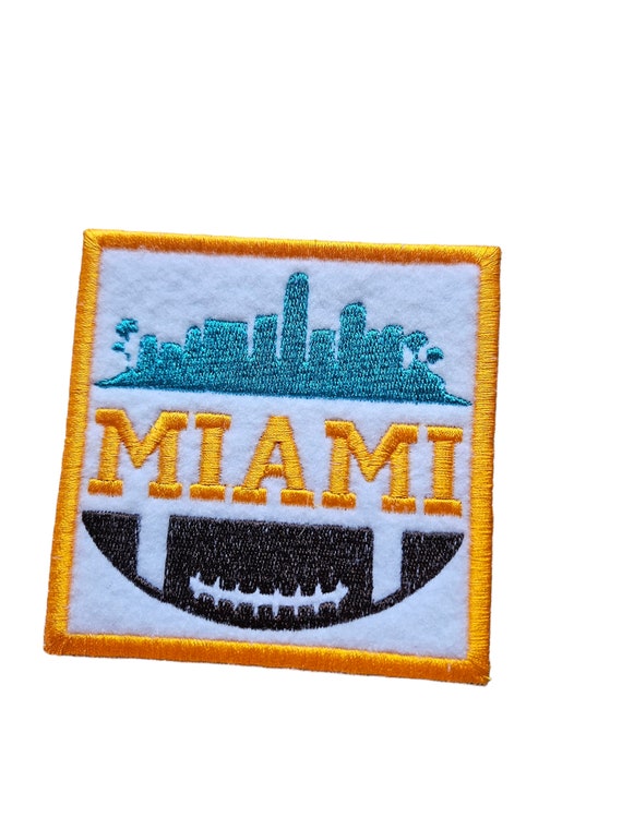 Miami Football Patch: Cityscape skyline -  Iron -On