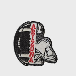 Arizona Football player shaped iron on patch 4 " game day gear