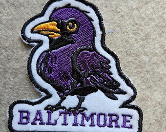 Baltimore Football Baby Bird Patch  iron on