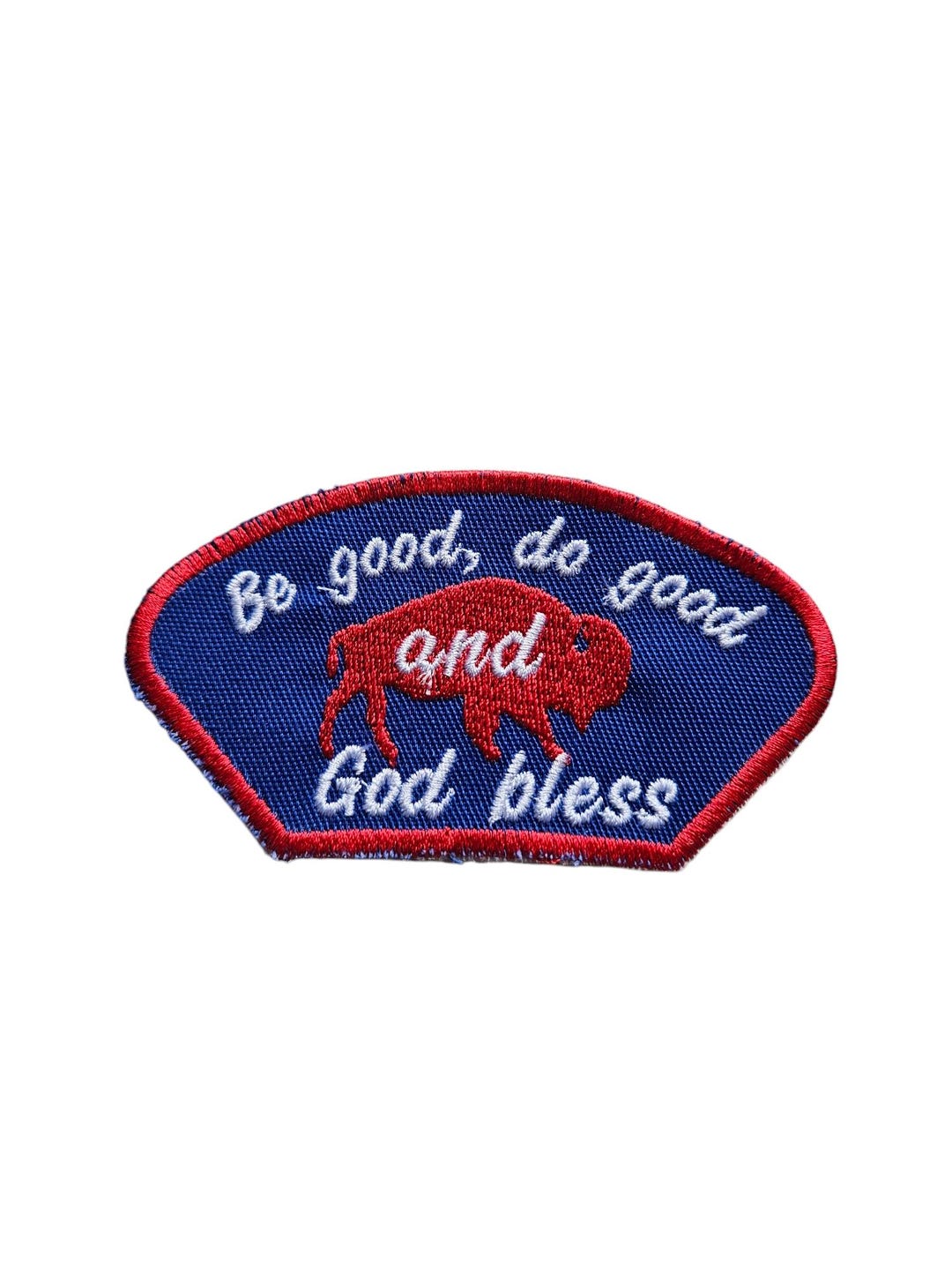Buffalo Football - Iron on Patch - Be Good, Do Good - 4