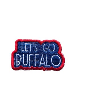 12. バッファロースポーツパッチ - アイロン接着 - 2.5～8.5インチの帽子用バー