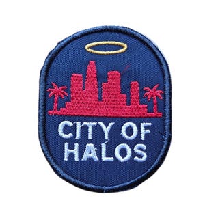 Los Angeles Baseball Patch  Iron -On