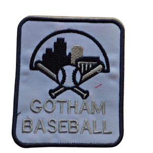 New York Baseball Iron on Patch Embroidered ports Badge Gotham Baseball jacket