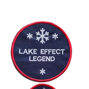 Buffalo Football Patch - Lake Effect  - Iron on -  Embroidered - Gameday Gear - 2.5 & 4 inch