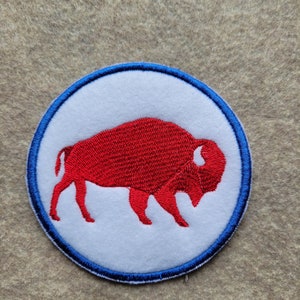 Buffalo Bills Iron On Embroidered Patch - free shipping!