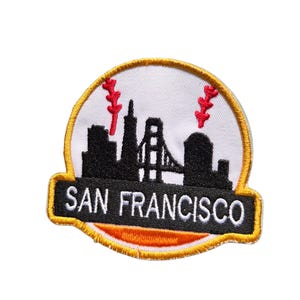 San Francisco Baseball Patches  - Various sizes and shapes  - Iron on