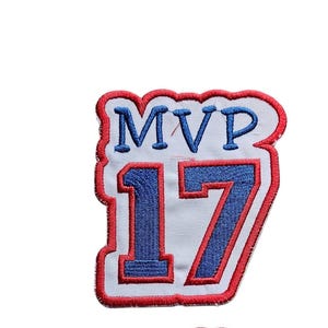 11. Buffalo Football Patch MVP 17 - Aufbügler - 6,5 cm - Hutstange