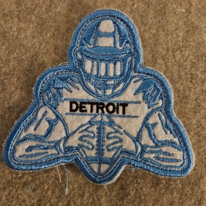 Detroit Lions, Other, Vintage Detroit Lions 22 Inch Embroidered Logo  Ironon Patch Applique Emblem