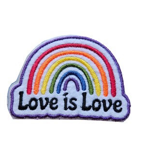 Love is Love Rainbow Iron-On Patch