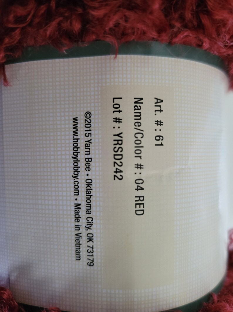 Yarn Bee Hobby Lobby Truly Teddy Etsy