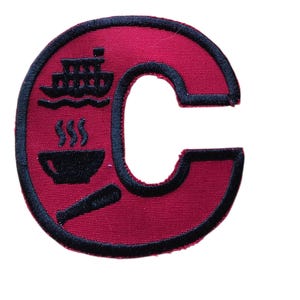 Patch de beisebol de Cincinnati - City C - Termocolante - Bordado 2,5 e 4"