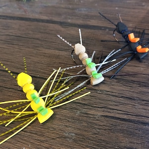 3- Ol&#39; Mr. Wiggly Fly. Smallmouth/trout/panfish flies.