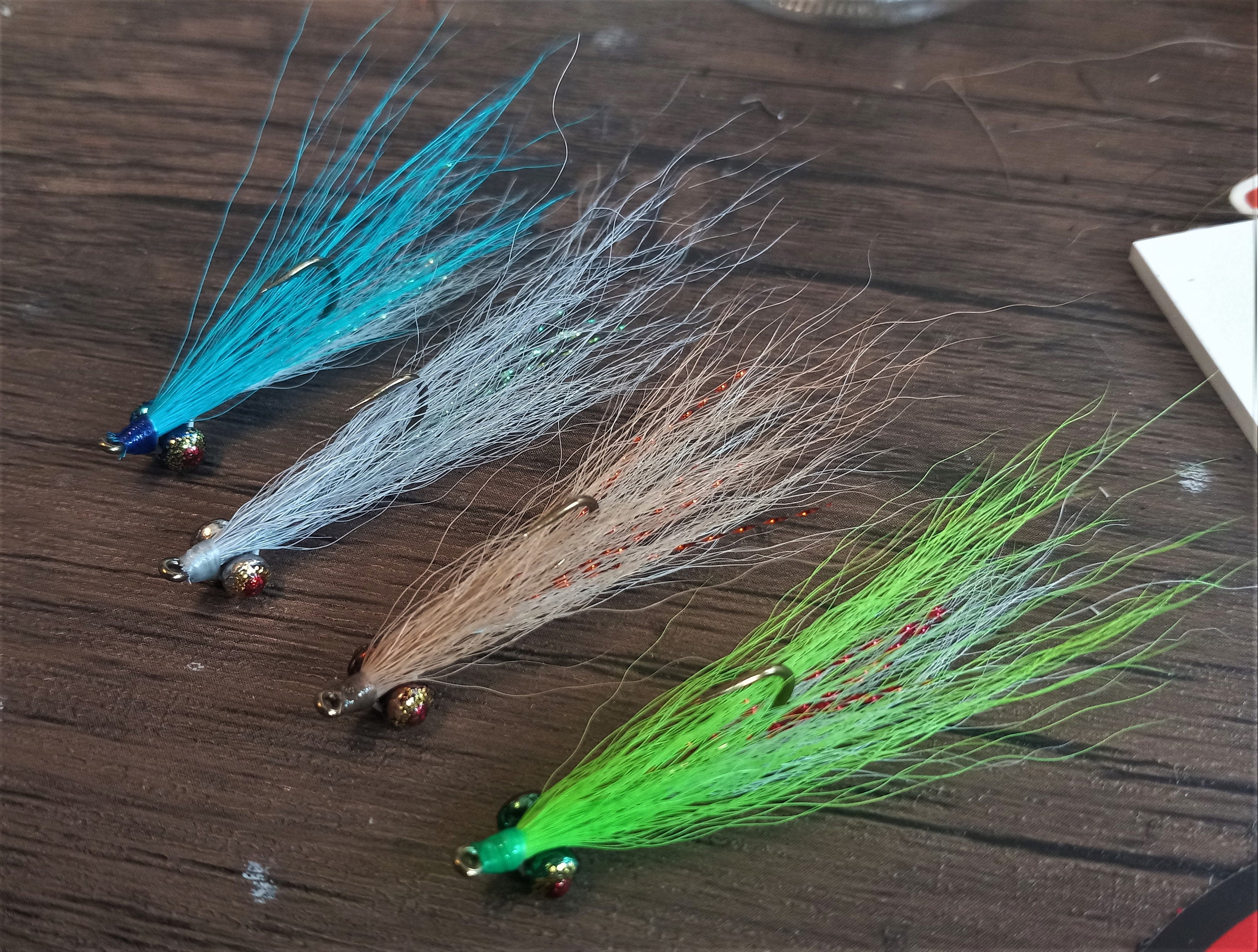 3 Pack of White Thread Jigs, Q-tip Fly, Trout Fly, Fishing Jig, Fly Fishing  Fly, Mini Jig, Micro Jig 