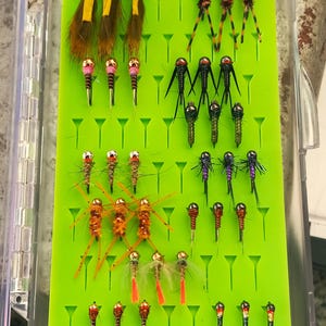 Euro Box Assortment (3 dozen flies).  Euro Nymphs.