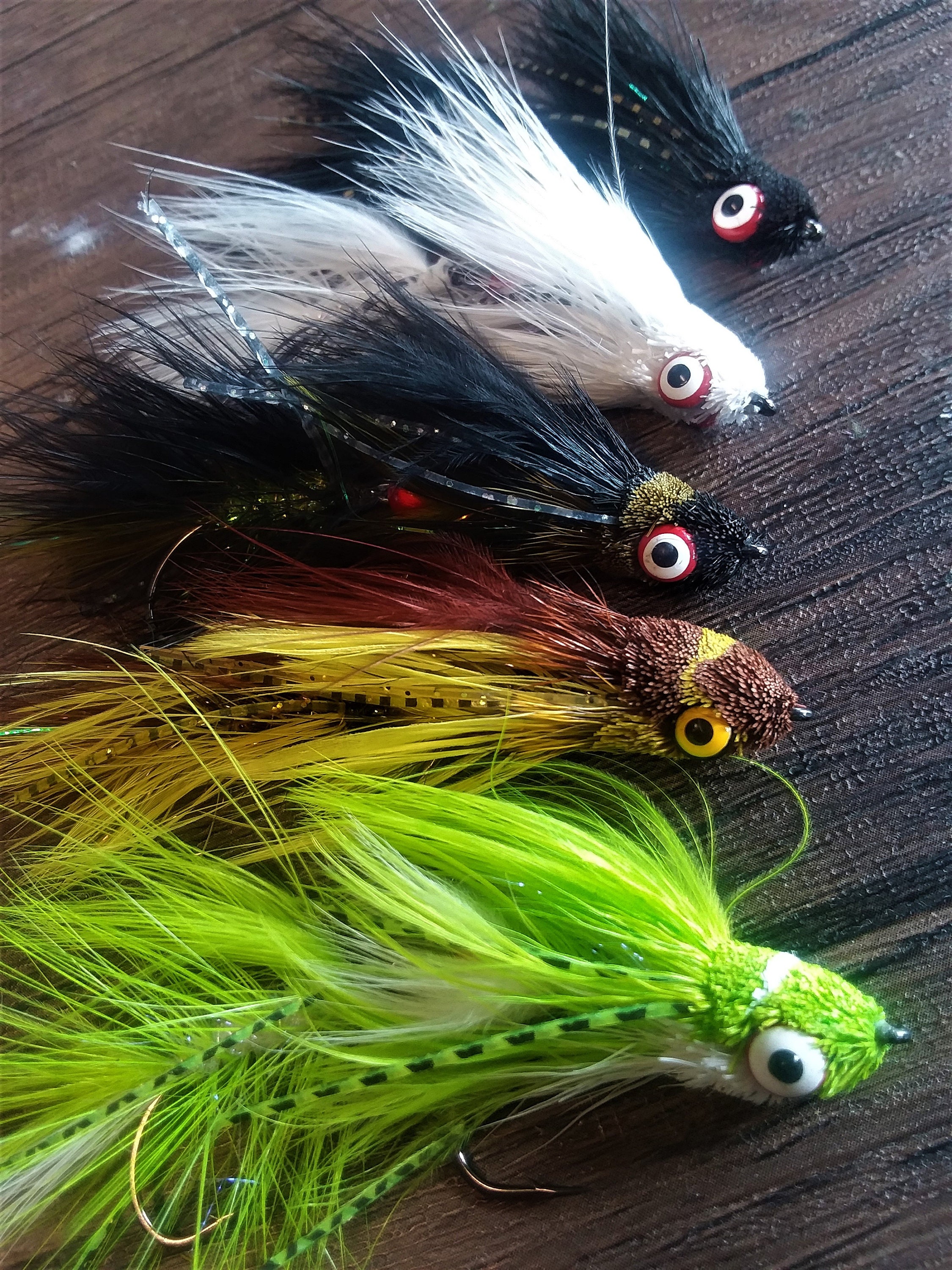 Galloup's Sex Dungeon Articulated Streamer Fly various Colors. Streamer  Flies. -  Finland